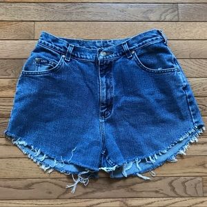 Vintage High Waisted Denim Shorts